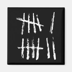 67 Tally Mark Shirt Funny Six Seven 67 Meme 6 7 Nu Magnet