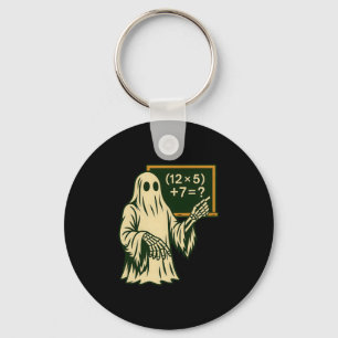 67 Teacher Halloween Ghost Six Seven Meme Brainrot Keychain