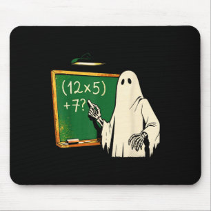 67 Teacher Halloween Ghost Six Seven Meme Brainrot Mouse Pad