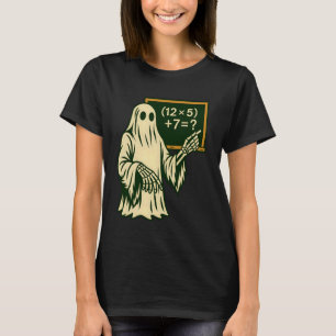 67 Teacher Halloween Ghost Six Seven Meme Brainrot T-Shirt