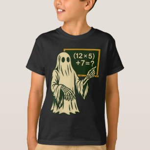 67 Teacher Halloween Ghost Six Seven Meme Brainrot T-Shirt