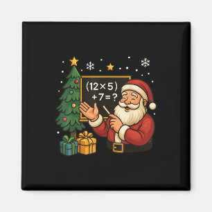 67 Teacher Santa Christmas Six Seven Meme Brainrot Magnet