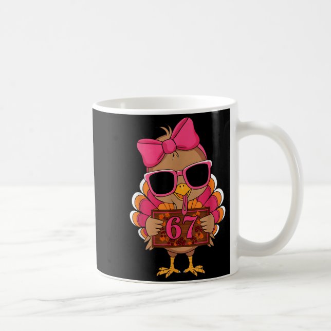 67 Thanksgiving Funny Turkey Family Thanksgiving 6 Coffee Mug (Right)