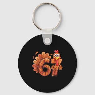 67 Thanksgiving Turkey Keychain