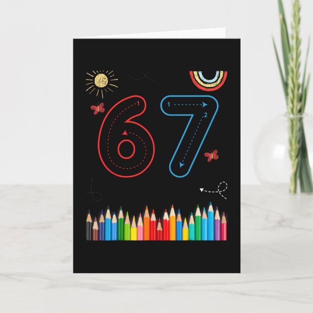 67 Tracing Funny Meme Elementary School Teachers  Card (Front)