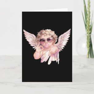67 Trend Cupid Bubblegum Pink Valentine Style  Card