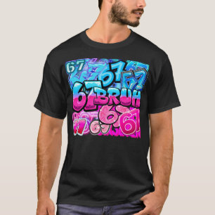 67 Urban Graffiti Tee Hip Hop Graphic Design