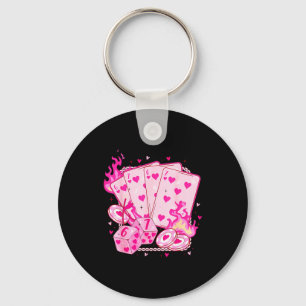 67 Valentines Day Six Seven Meme Hearts Men Women  Keychain