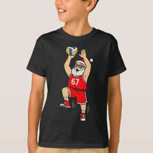 67 Volleyball Santa Six Seven Meme Christmas Srt M T-Shirt