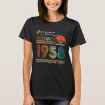 67 Year Old Vintage October 1958 Retro 67th Birthd T-Shirt<br><div class="desc">67 Year Old Vintage October 1958 Retro 67th Birthday Men Dad</div>