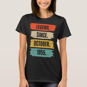67 Years Old Legend Since October 1955 67th Birth T-Shirt