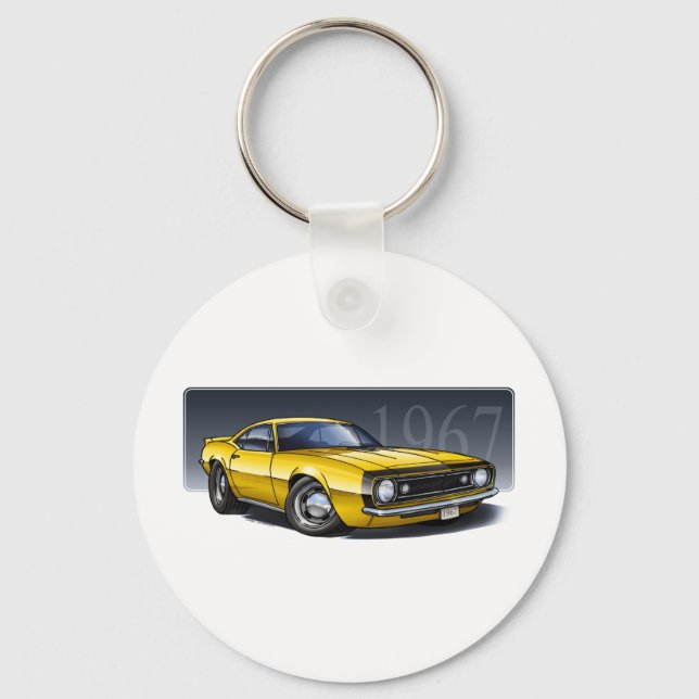 67_Yellow_B.png Keychain (Front)
