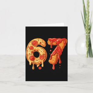 67 Zza Meme Funny Six Seven Gen Alpha Slang Kids D Card