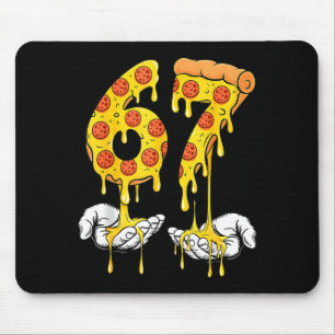 67 Zza Meme Funny Zza Lover  Mouse Pad