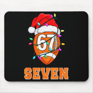 67endy Xmas Football – Six &amp; Seven Matching Co Mouse Pad