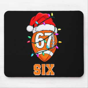 67endy Xmas Football – Six &amp; Seven Matching Co Mouse Pad