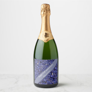 67th Anniversary Editable Sparkling Wine Label