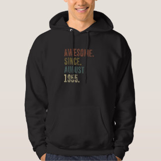 67th Birthday Vintage Awesome Since August 1955 Hoodie