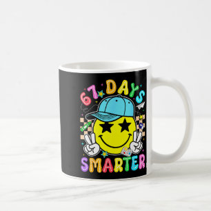 67th Day Of School 67 Days Smarter Teacher Boy Gir Coffee Mug