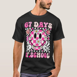 67th Day Of School 67 Days Smarter Teacher Girl Wo T-Shirt