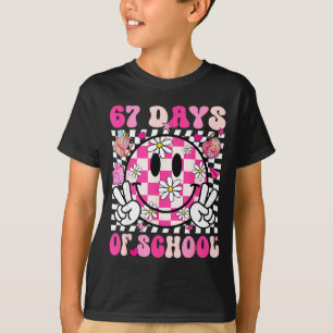 67th Day Of School 67 Days Smarter Teacher Girl Wo T-Shirt