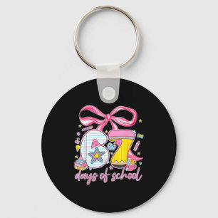 67th Day Of School 67 Six Seven Math Teacher Kids Keychain