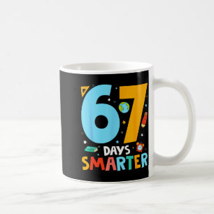 67th Day Of School Funny 67 Days Smarter Teacher B Coffee Mug