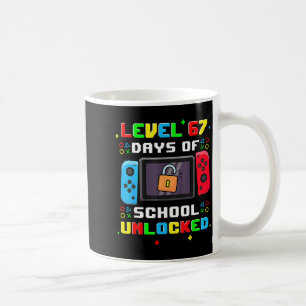 67th Day Of School Level 67 Days Of School Unlocke Coffee Mug