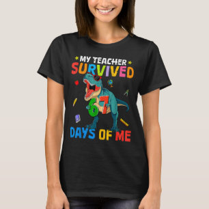 67th Day Of School My Teacher Survived 67 Days Boy T-Shirt