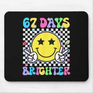 67th Day Of School Shirt 67 Days Brighter Teacher Mouse Pad