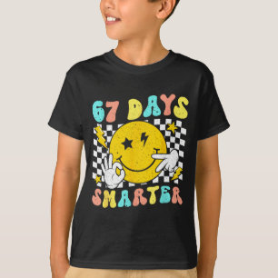 67th Day Of School Shirt 67 Days Smarter Teacher B