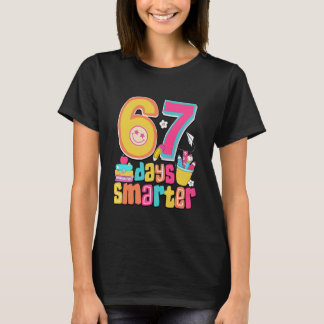 67th Day of School Shirt 67 Days Smarter Teacher B