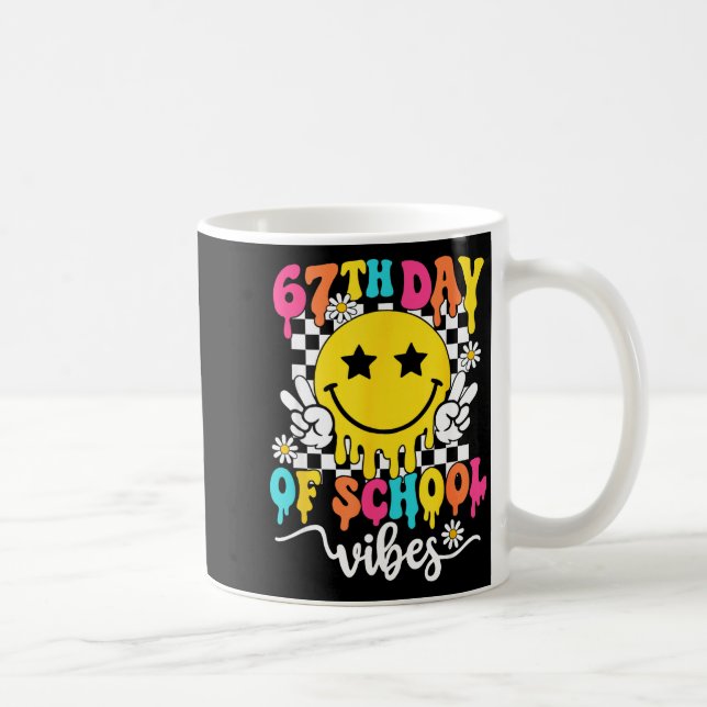 67th Day Of School Vibes Funny Six Seven 67 Meme S Coffee Mug (Right)