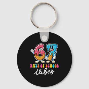67th Day Of School Vibes Funny Six Seven 67 Meme S Keychain