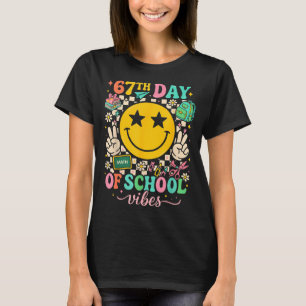 67th Day Of School Vibes Funny Six Seven 67 Meme S T-Shirt