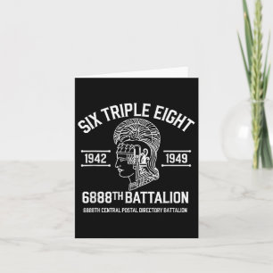 6888th Central Postal Directory Battalion 6 Triple Card