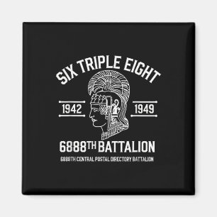 6888th Central Postal Directory Battalion 6 Triple Magnet