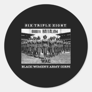 6888th  classic round sticker