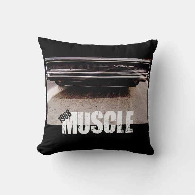 '68 Dodge Charger Pillow (Front)