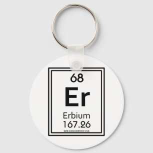 68 Erbium Keychain