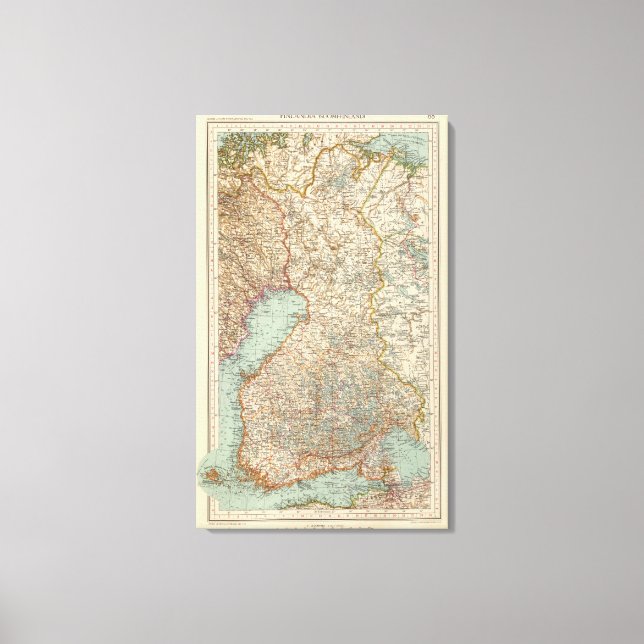 68 Finland Canvas Print (Front)