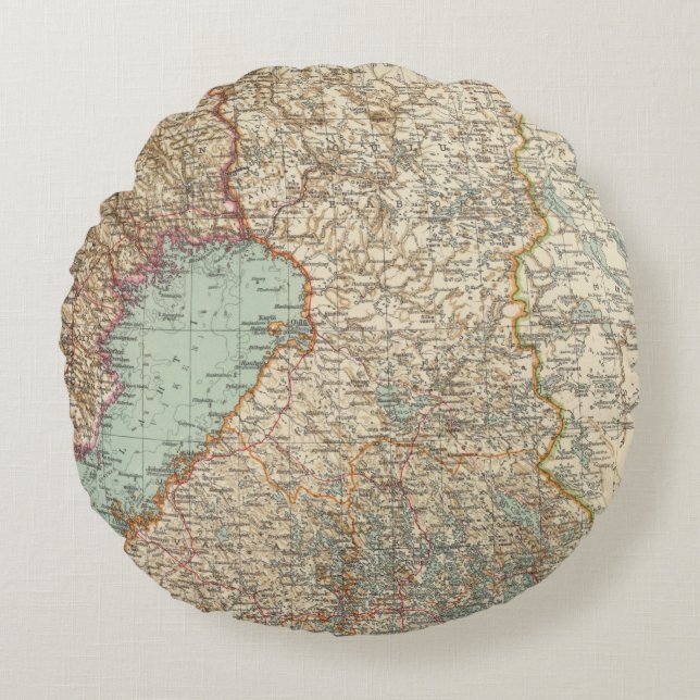 68 Finland Round Pillow (Front)