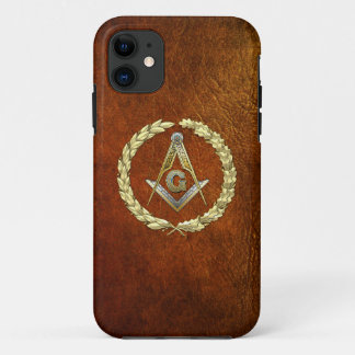 [68] Master Mason, 3rd Degree [Gold] iPhone 11 Case