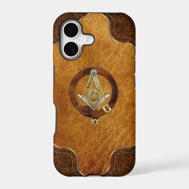 [68] Master Mason, 3rd Degree [Leather Wreath] (Back)