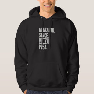68 Year Old 68th Birthday Amazing Since July 195 Hoodie