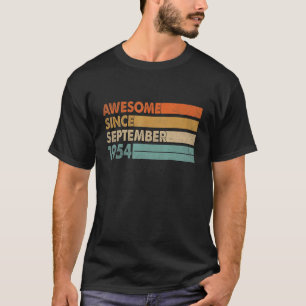 68 Years Old Awesome Since September 1954 68th Bi T-Shirt