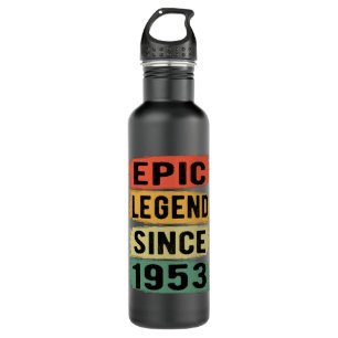 68 Years Old Bday 1953 Epic Legend 69th Birthday 710 Ml Water Bottle