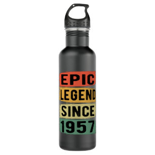 68 Years Old Bday 1957 Epic Legend 68th Birthday 710 Ml Water Bottle