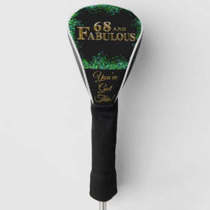 68th Birthday Golf Head Cover