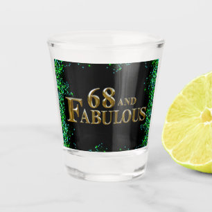 68th Birthday Shot Glass